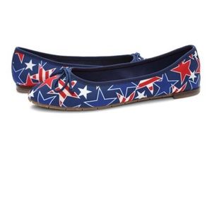 NEW Patriotic Loudmouth Star Studded Bella Flat